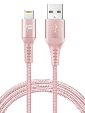 LAX iPhone Charger Lightning Cable - MFi Certified Durable Braided Apple Lightni